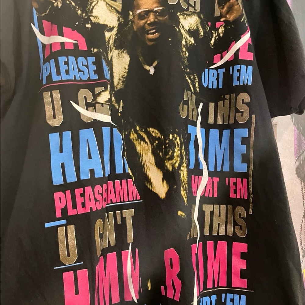 vintage mf hammer graphic tshirt AOP 1990 size xl - Picture 2 of 8